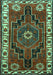 Machine Washable Persian Turquoise Traditional Area Rugs, wshtr644turq