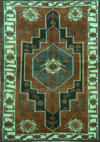 Persian Turquoise Traditional Rug, tr644turq
