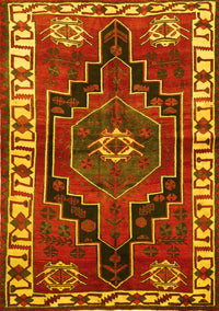 Persian Yellow Traditional Rug, tr644yw