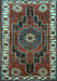 Machine Washable Persian Light Blue Traditional Rug, wshtr644lblu