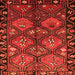 Serging Thickness of Persian Orange Traditional Rug, tr645org