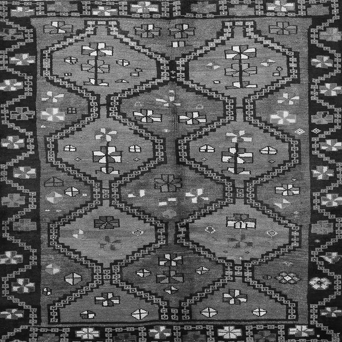 Serging Thickness of Persian Gray Traditional Rug, tr645gry