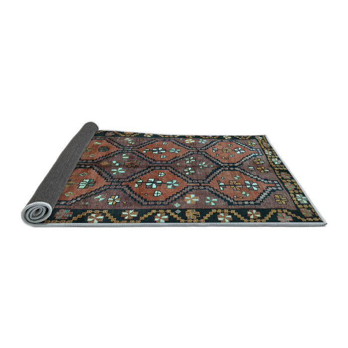 Sideview of Persian Light Blue Traditional Rug, tr645lblu