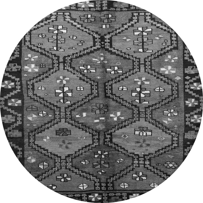 Square Persian Gray Traditional Rug, tr645gry