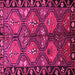 Square Persian Pink Traditional Rug, tr645pnk