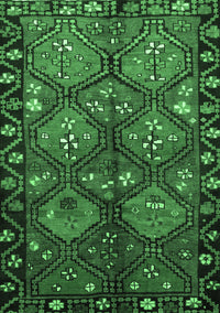 Persian Emerald Green Traditional Rug, tr645emgrn