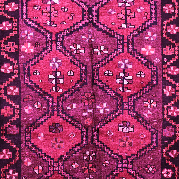 Machine Washable Persian Pink Traditional Rug, wshtr645pnk