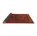 Sideview of Persian Brown Traditional Rug, tr646brn