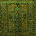 Serging Thickness of Persian Green Traditional Rug, tr646grn