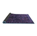 Sideview of Persian Blue Traditional Rug, tr646blu