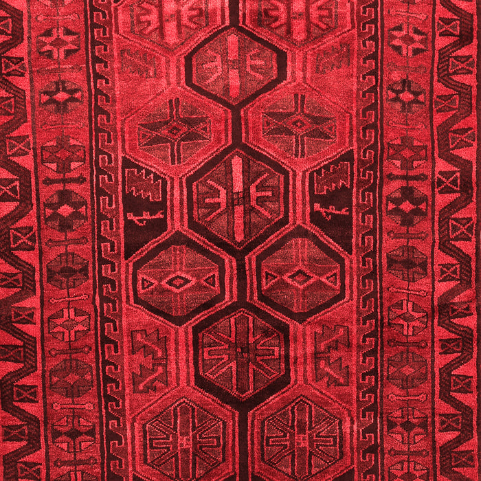 Machine Washable Persian Red Traditional Rug, wshtr646red