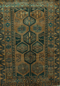 Persian Turquoise Traditional Rug, tr646turq