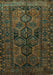 Persian Turquoise Traditional Rug, tr646turq