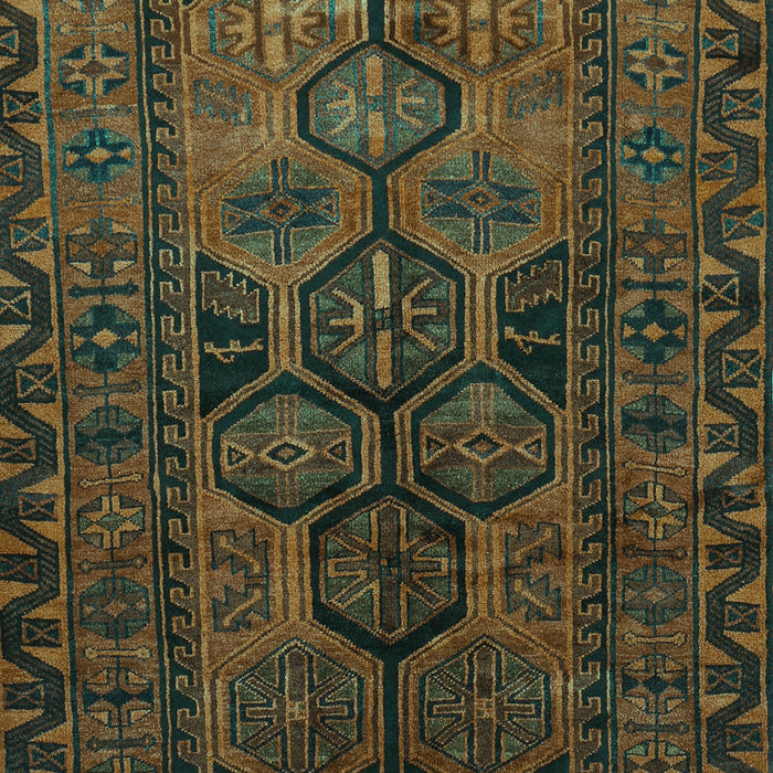 Persian Turquoise Traditional Rug, tr646turq