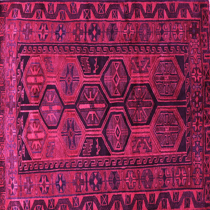 Square Persian Pink Traditional Rug, tr646pnk