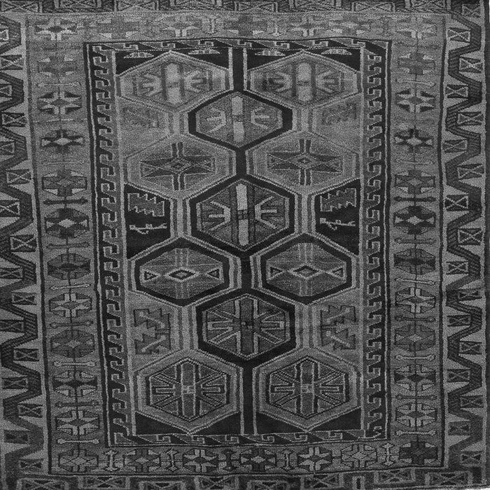 Serging Thickness of Persian Gray Traditional Rug, tr646gry