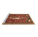 Sideview of Machine Washable Animal Brown Traditional Rug, wshtr647brn