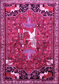 Animal Pink Traditional Rug, tr647pnk