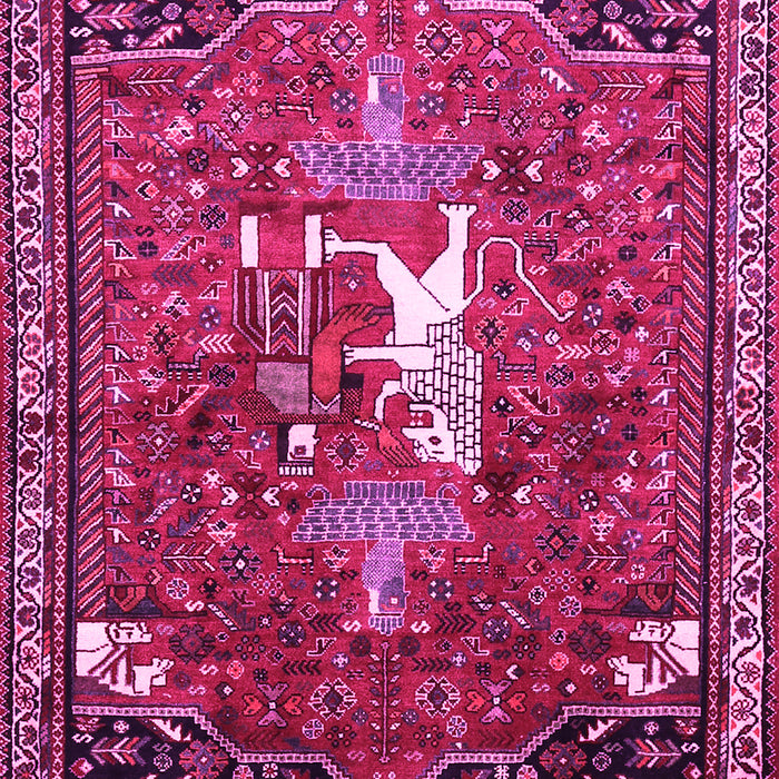 Animal Pink Traditional Rug, tr647pnk