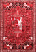 Animal Red Traditional Area Rugs