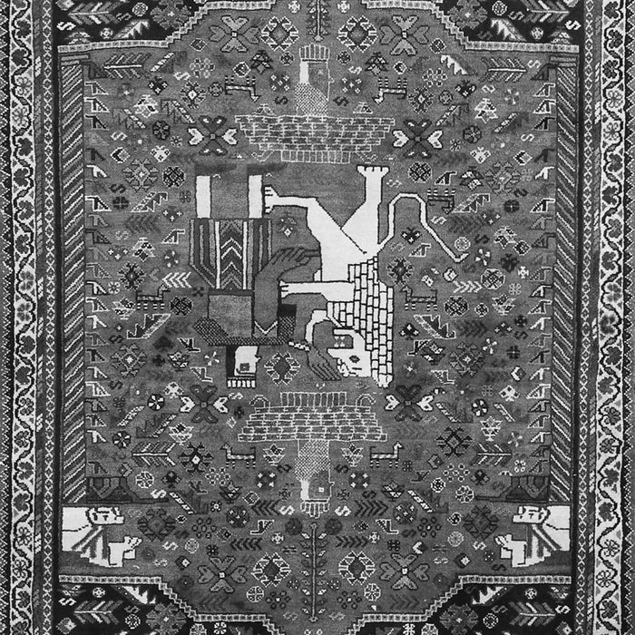 Animal Gray Traditional Rug, tr647gry