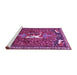 Sideview of Machine Washable Animal Purple Traditional Area Rugs, wshtr647pur