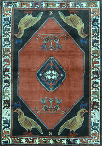 Persian Light Blue Traditional Rug, tr648lblu