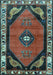 Persian Light Blue Traditional Rug, tr648lblu