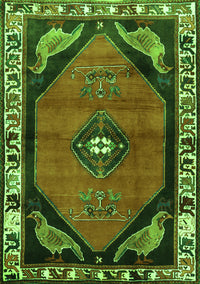 Persian Green Traditional Rug, tr648grn