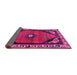 Sideview of Persian Pink Traditional Rug, tr648pnk