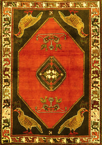 Persian Yellow Traditional Rug, tr648yw