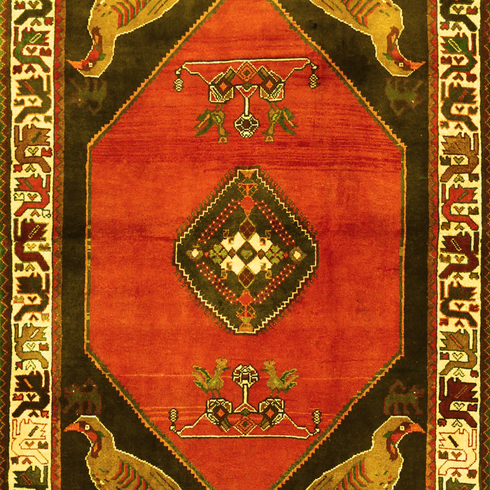 Persian Yellow Traditional Rug, tr648yw