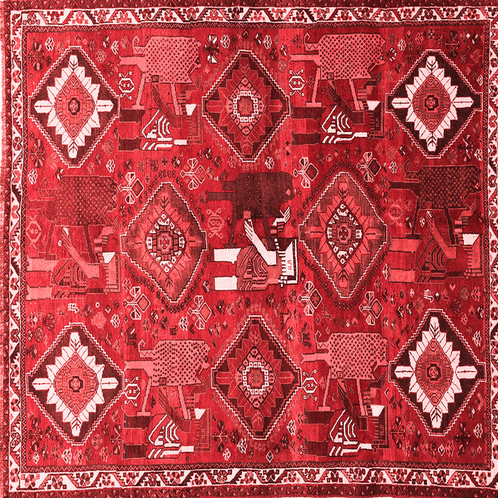 Machine Washable Persian Red Traditional Rug, wshtr649red