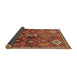 Sideview of Persian Brown Traditional Rug, tr649brn