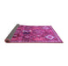 Sideview of Persian Purple Traditional Rug, tr649pur