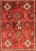 Persian Orange Traditional Rug, tr649org