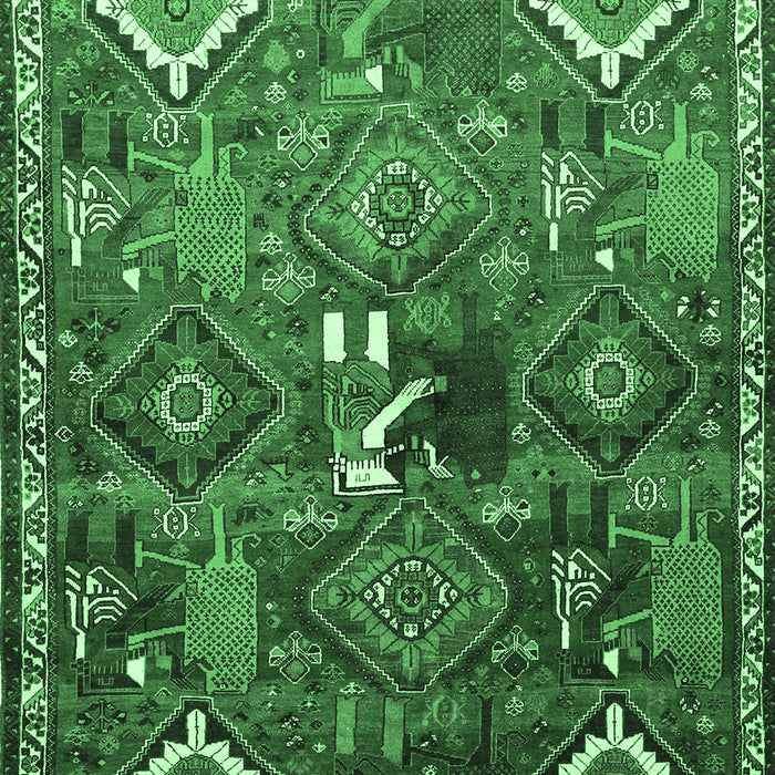 Persian Emerald Green Traditional Rug, tr649emgrn