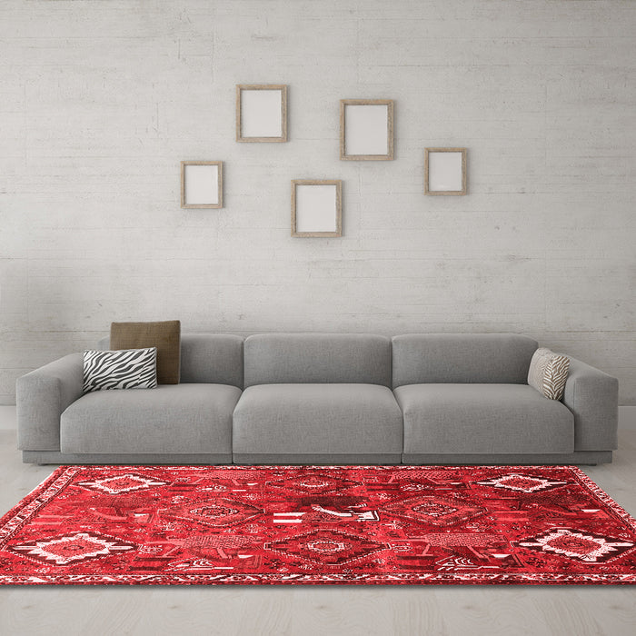 Traditional Red Washable Rugs