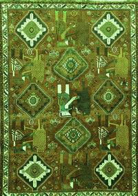 Persian Green Traditional Rug, tr649grn