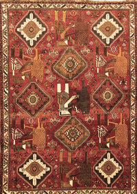 Persian Brown Traditional Rug, tr649brn