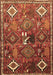 Machine Washable Persian Brown Traditional Rug, wshtr649brn