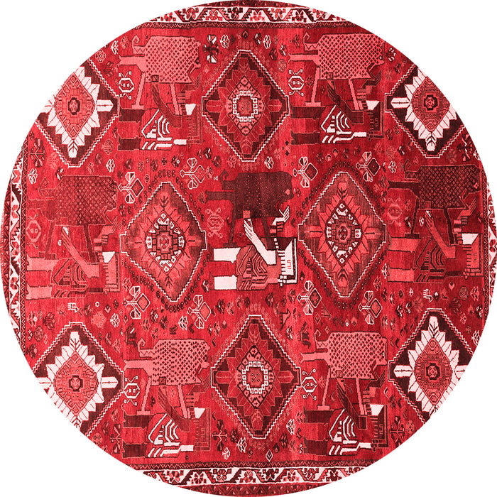 Machine Washable Persian Red Traditional Rug, wshtr649red