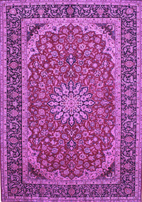 Medallion Purple Traditional Rug, tr64pur