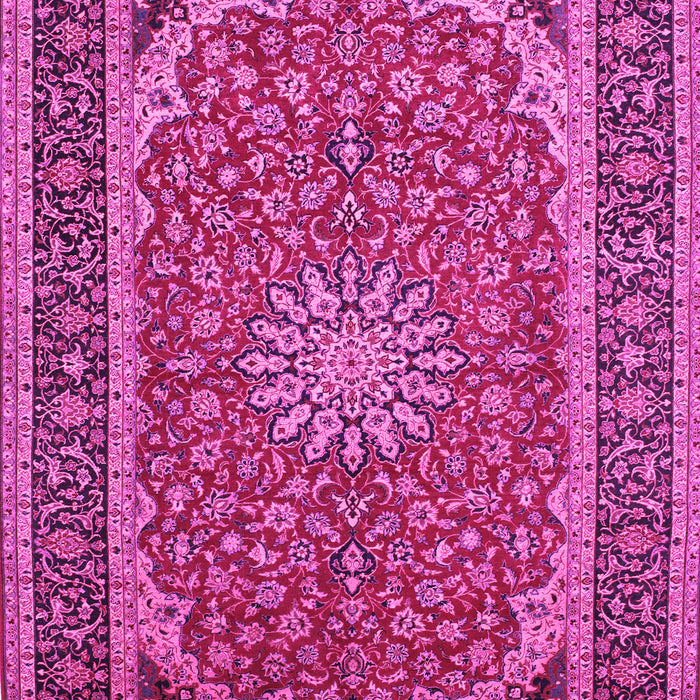 Medallion Pink Traditional Rug, tr64pnk