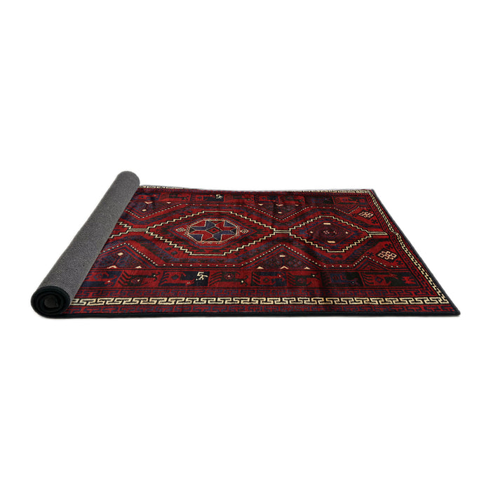 Sideview of Traditional Red Southwestern Rug, tr650