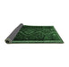 Sideview of Southwestern Emerald Green Country Rug, tr650emgrn