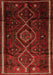 Serging Thickness of Machine Washable Southwestern Orange Country Area Rugs, wshtr650org