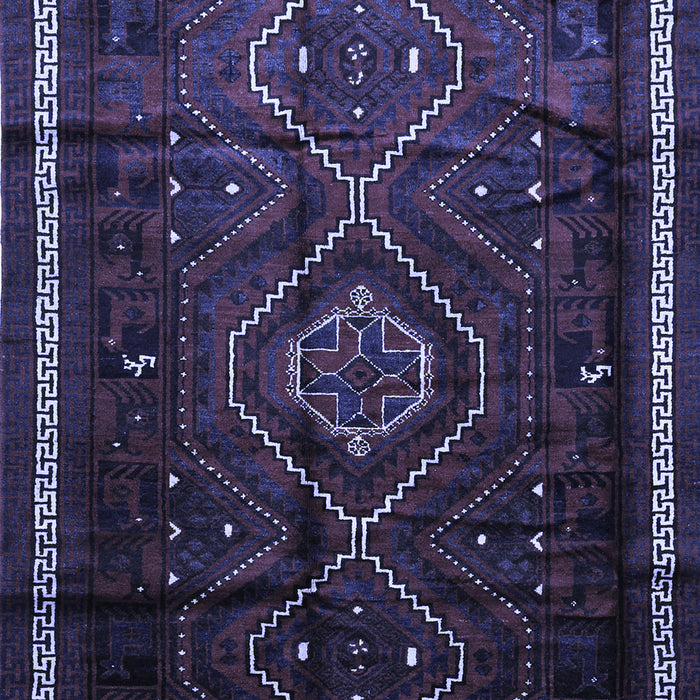 Southwestern Blue Country Rug, tr650blu