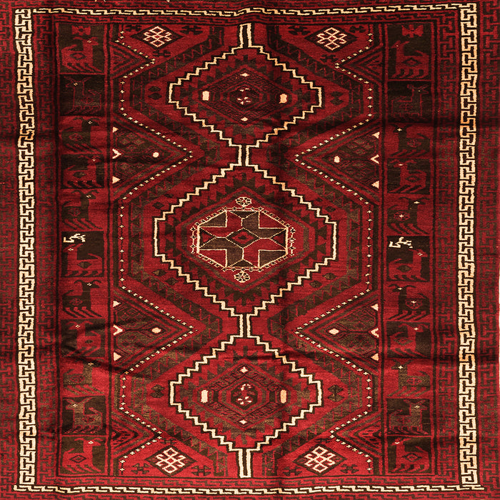 Serging Thickness of Southwestern Orange Country Rug, tr650org