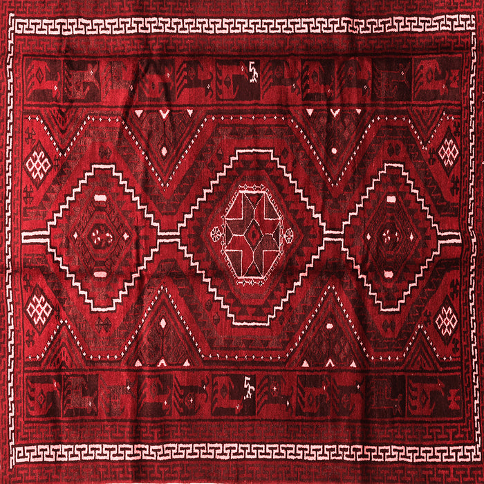 Machine Washable Southwestern Red Country Rug, wshtr650red